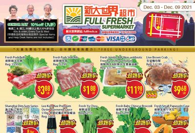 Full Fresh Supermarket Flyer December 3 to 9