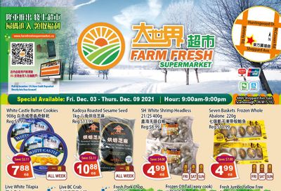 Farm Fresh Supermarket Flyer December 3 to 9
