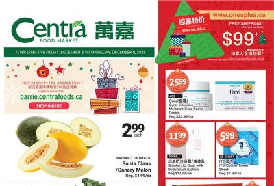 Centra Foods (Barrie) Flyer December 3 to 9