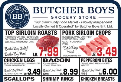 Butcher Boys Grocery Store Flyer December 1 to 9