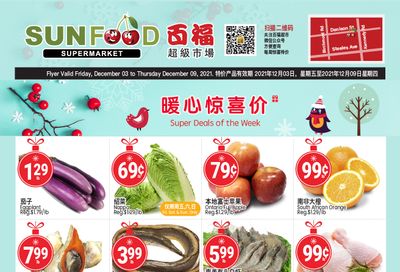 Sunfood Supermarket Flyer December 3 to 9