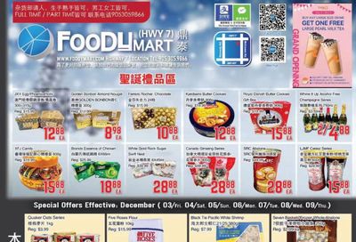 FoodyMart (HWY7) Flyer December 3 to 9