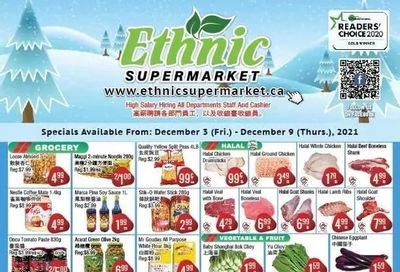 Ethnic Supermarket Flyer December 3 to 9