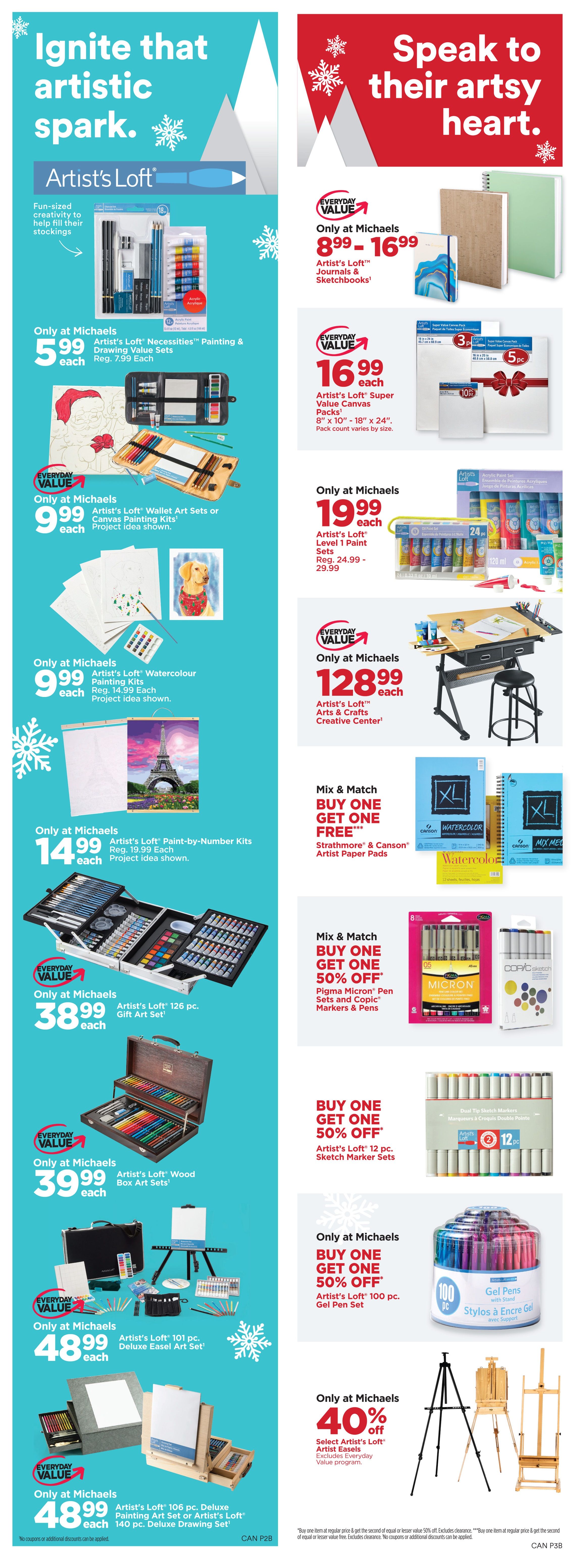 Michael's Flyer December 3 to 9