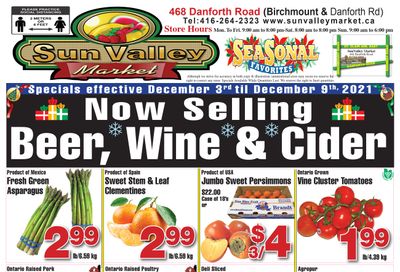 Sun Valley Market Flyer December 3 to 9