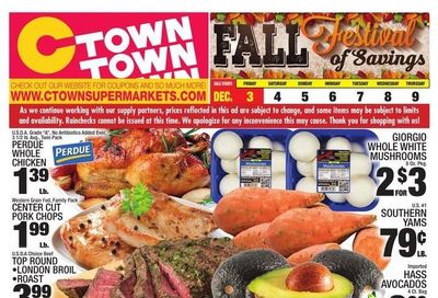 C-Town (CT, FL, MA, NJ, NY, PA) Weekly Ad Flyer December 3 to December 10