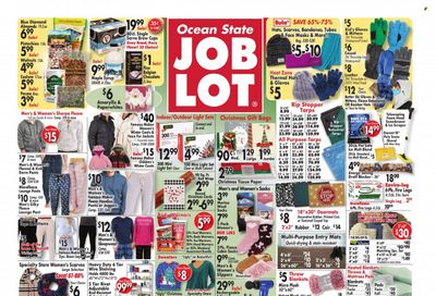 Ocean State Job Lot (CT, MA, ME, NH, NJ, NY, RI) Weekly Ad Flyer December 3 to December 10