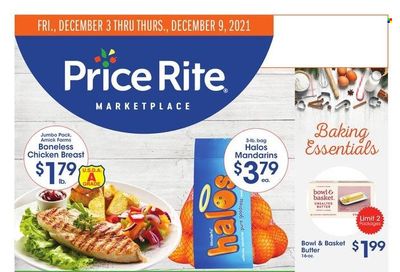 Price Rite (CT, MA, MD, NH, NJ, NY, PA, RI) Weekly Ad Flyer December 3 to December 10