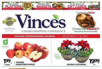 Vince's Market Flyer December 3 to 16