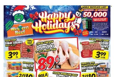 Western Beef (FL, NY) Weekly Ad Flyer December 3 to December 10