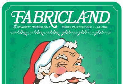 Fabricland (West) Flyer December 1 to 24