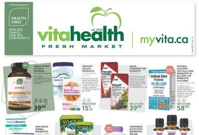 Vita Health Fresh Market Flyer December 3 to 19