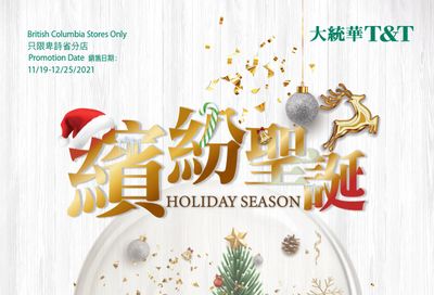T&T Supermarket (BC) Holiday Season Flyer November 19 to December 25