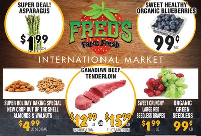 Fred's Farm Fresh Flyer December 1 to 7