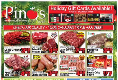 Pino's Flyer December 4 to 10