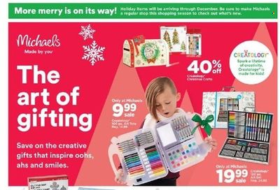 Michaels Weekly Ad Flyer December 5 to December 12