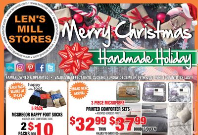 Len's Mill Stores Flyer December 6 to 19