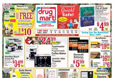 Discount Drug Mart (OH) Weekly Ad Flyer December 8 to December 15