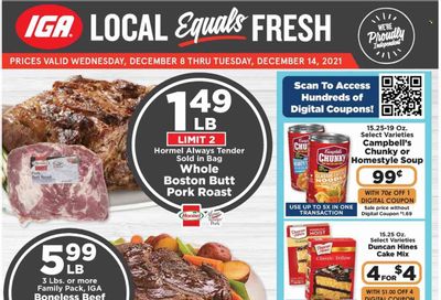 IGA Weekly Ad Flyer December 8 to December 15