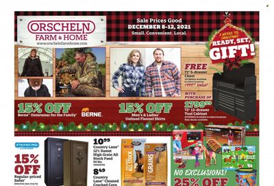 Orscheln Farm and Home (IA, IN, KS, MO, NE, OK) Weekly Ad Flyer December 8 to December 15