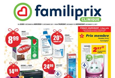 Familiprix Clinique Flyer December 9 to 15