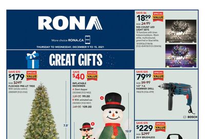 Rona (West) Flyer December 9 to 15