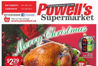 Powell's Supermarket Flyer December 9 to 15