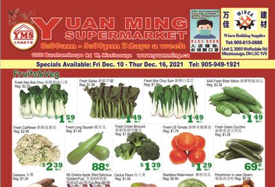 Yuan Ming Supermarket Flyer December 10 to 16