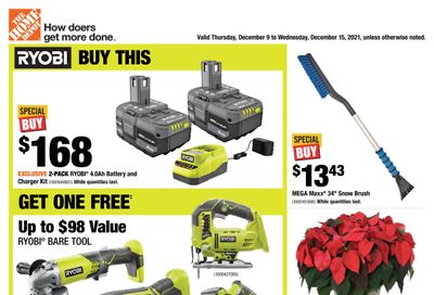 Home Depot (ON) Flyer December 9 to 15