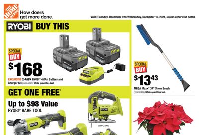 Home Depot (Atlantic) Flyer December 9 to 15