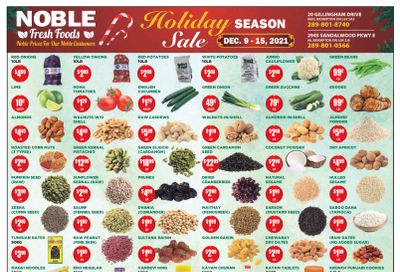 Noble Fresh Foods Flyer December 9 to 15