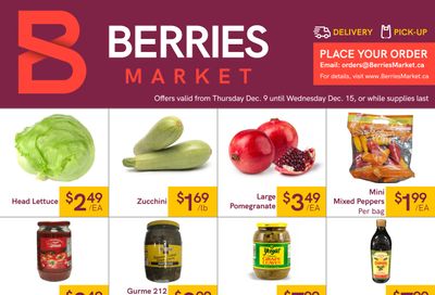 Berries Market Flyer December 9 to 15