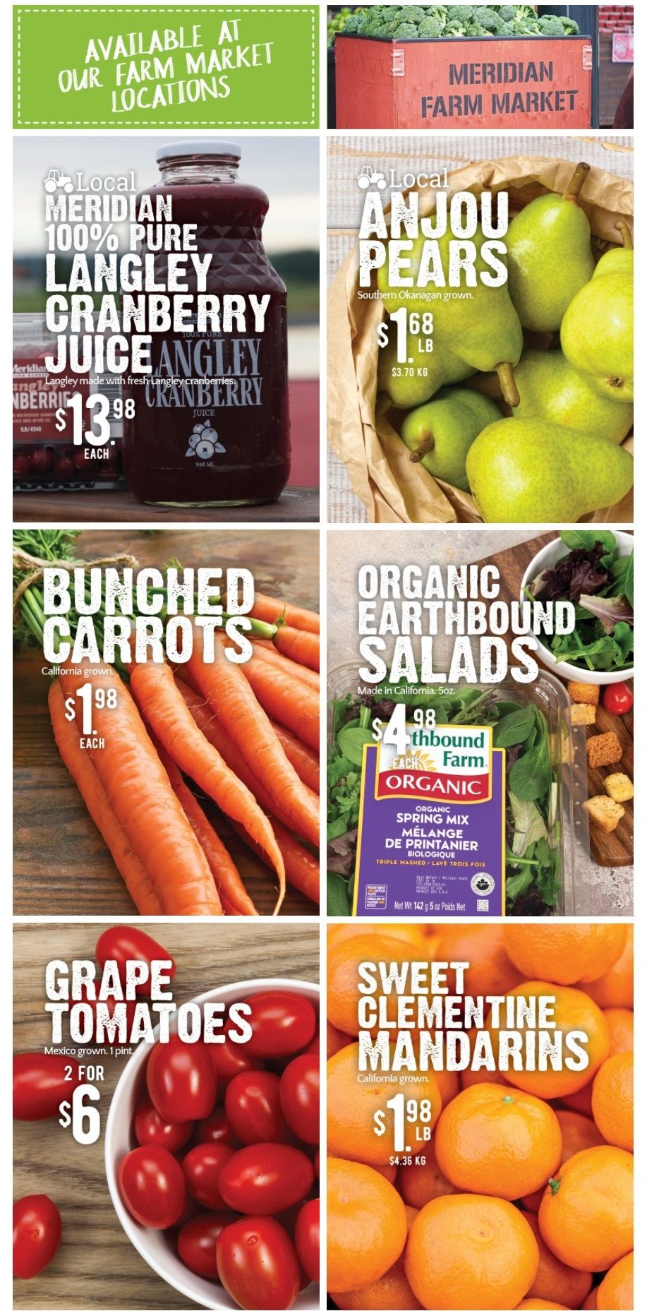 Meridian Farm Market Flyer December 9 to 15