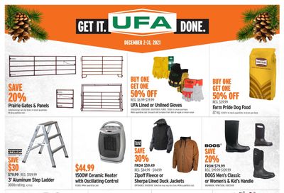 UFA United Farmers of Alberta Flyer December 6 to 31