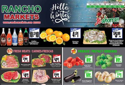 Rancho Markets (UT) Weekly Ad Flyer December 9 to December 16