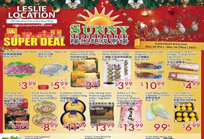 Sunny Supermarket (Leslie) Flyer December 10 to 16