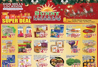 Sunny Foodmart (Don Mills) Flyer December 10 to 16