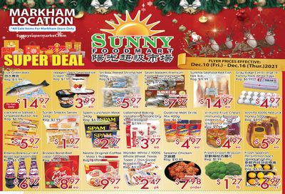 Sunny Foodmart (Markham) Flyer December 10 to 16