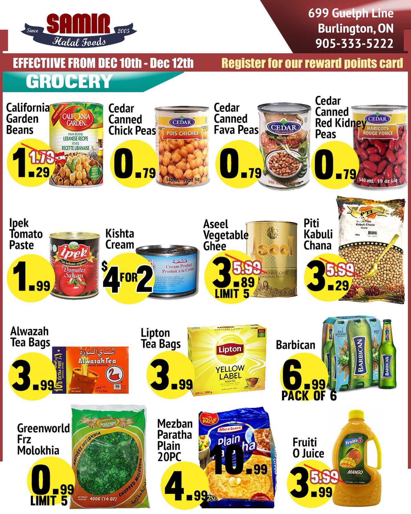 Samir Supermarket Flyer December 10 to 12
