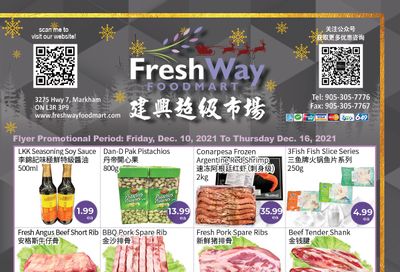 FreshWay Foodmart Flyer December 10 to 16