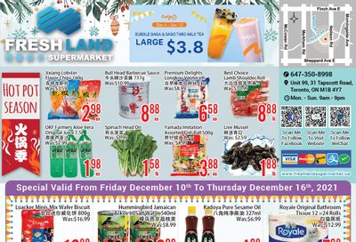 FreshLand Supermarket Flyer December 10 to 16