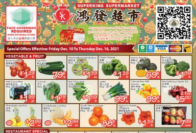 Superking Supermarket (North York) Flyer December 10 to 16