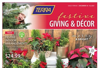 Terra Greenhouses Flyer December 10 to 16