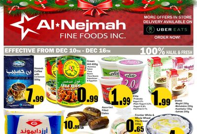 Alnejmah Fine Foods Inc. Flyer December 10 to 16
