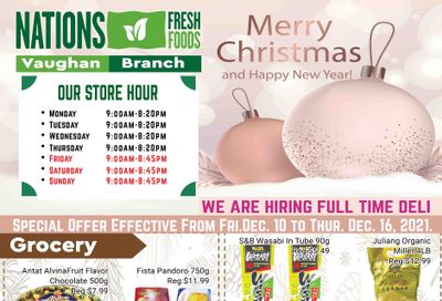 Nations Fresh Foods (Vaughan) Flyer December 10 to 16