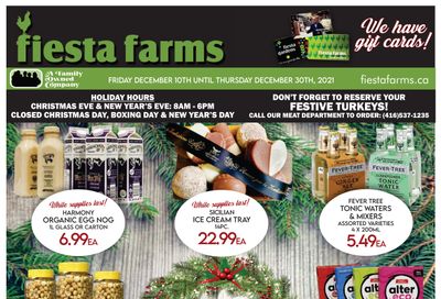 Fiesta Farms Flyer December 10 to 30