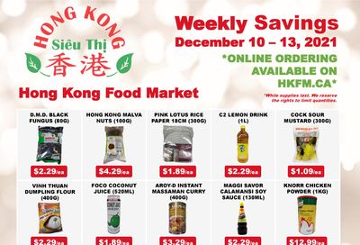 Hong Kong Food Market Flyer December 10 to 13