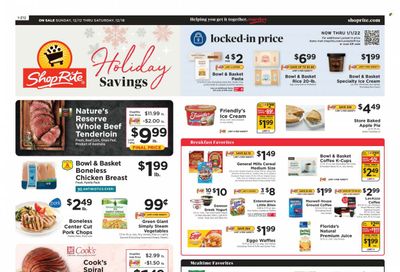 ShopRite (CT, DE, MD, NJ, NY, PA) Weekly Ad Flyer December 11 to December 18