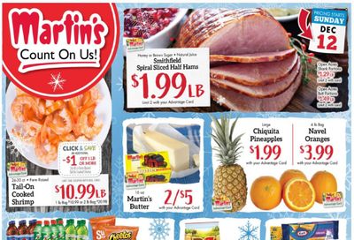 Martin’s (IN, MI) Weekly Ad Flyer December 11 to December 18