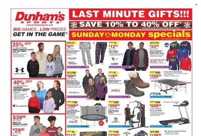 Dunham's Sports (VA) Weekly Ad Flyer December 12 to December 19